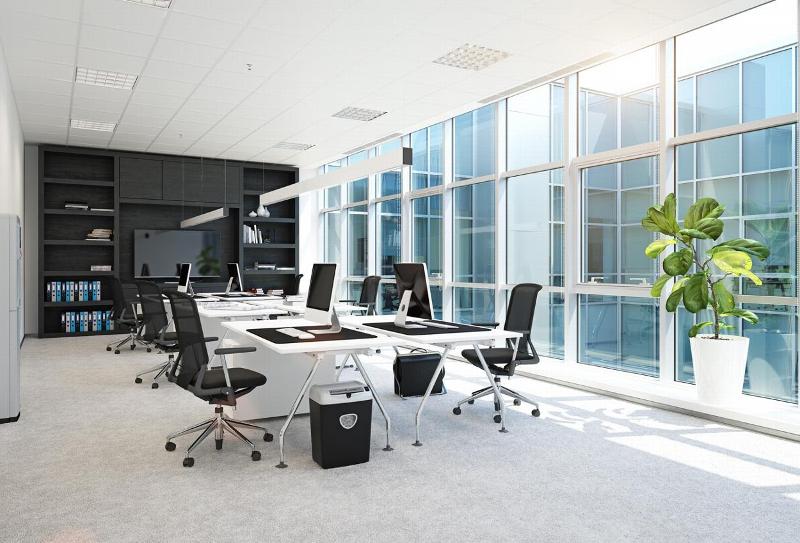 A clean office